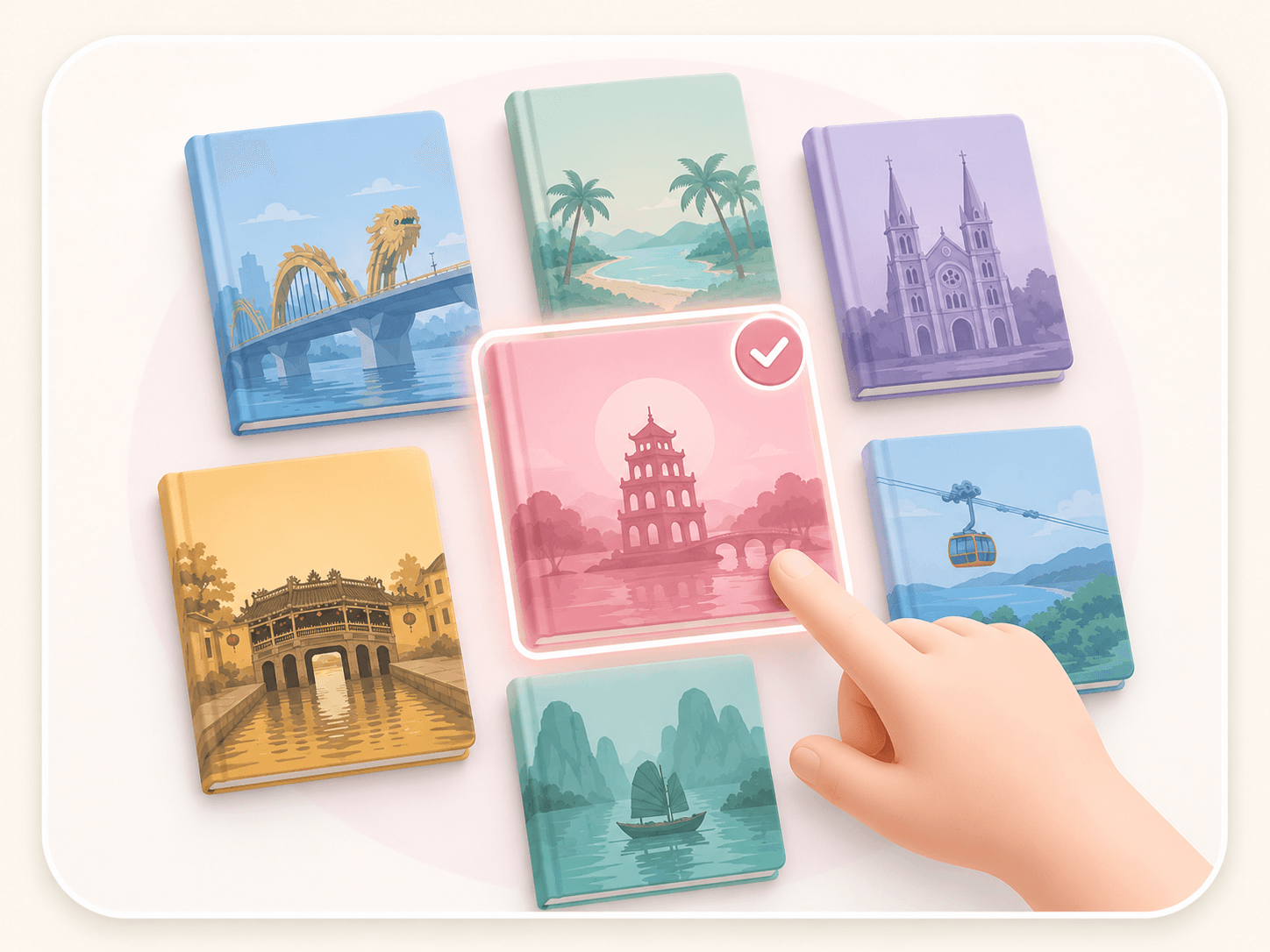 Choose a photobook template